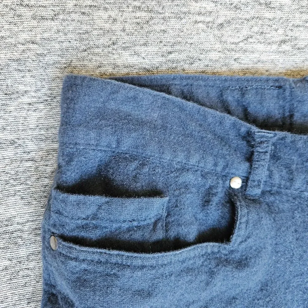 Woolly Longhaul Shorts Men’s Size 30 Blue 9” Inseam Merino Wool Blend EUC